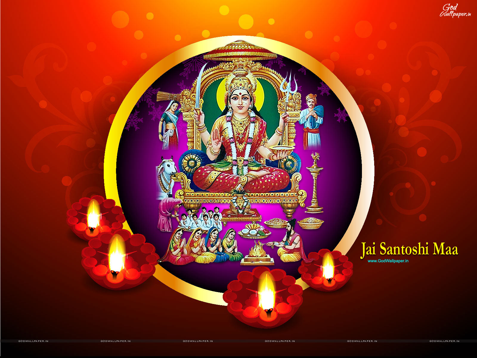 Santoshi Maa HD Wallpapers Free Download
