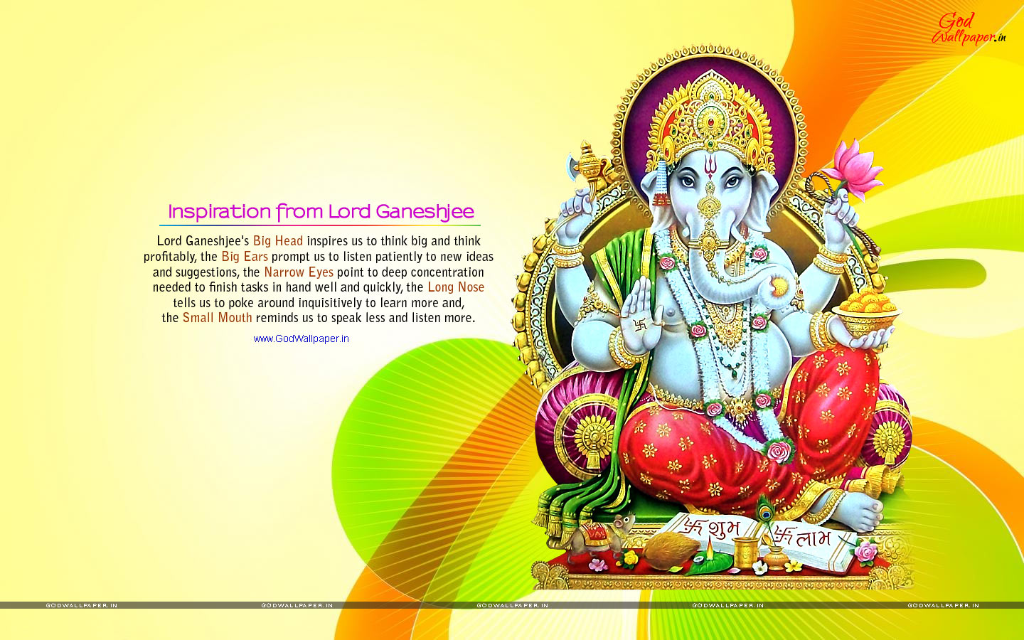 God Vinayagar HD Wallpaper for Desktop