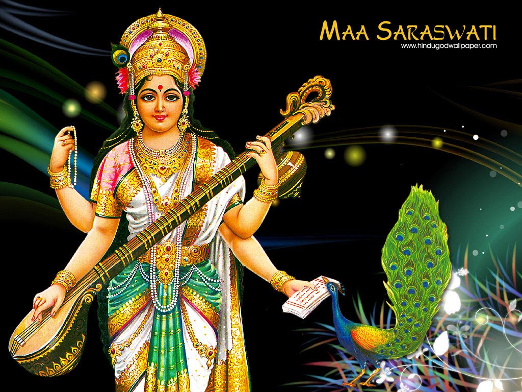 Maa Saraswati Wallpaper for Desktop