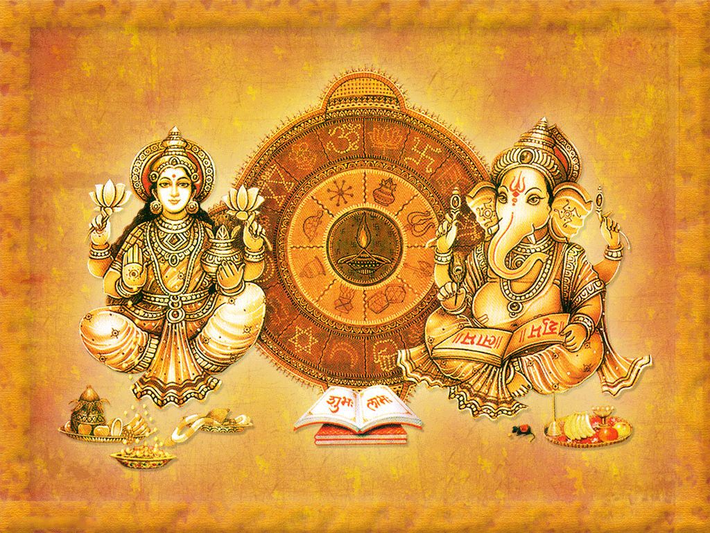 Lord Ganesh Laxmi Wallpapers Download