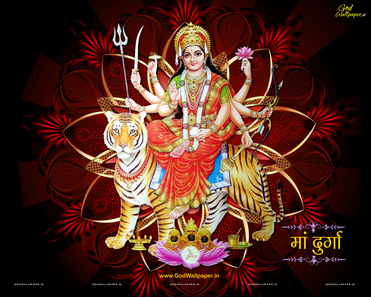 Maa Durga HD Desktop Wallpapers  Wallpaper Cave
