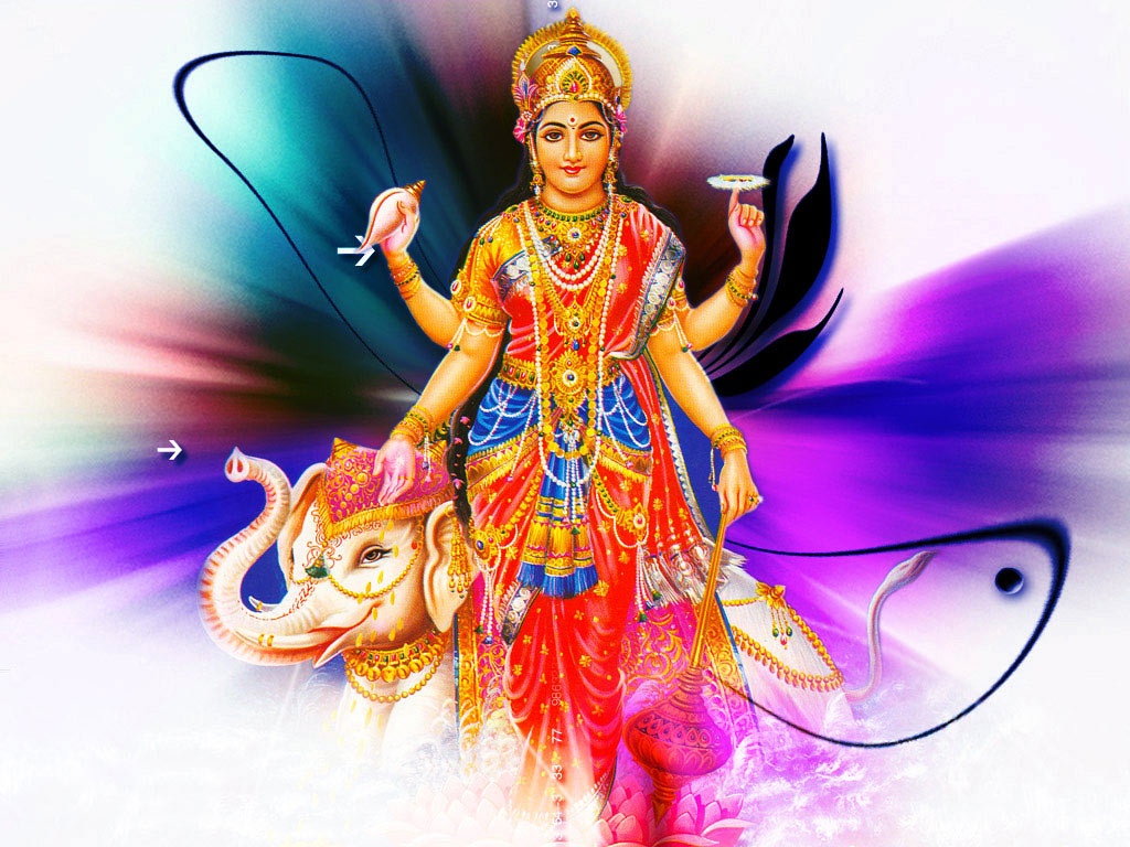 Durga Lakshmi Wallpaper for Desktop