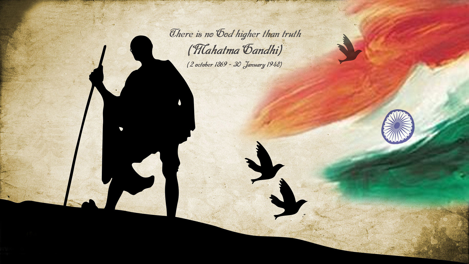Mahatma Gandhi Wallpapers 1024x768, 1280x960, 1600x1200