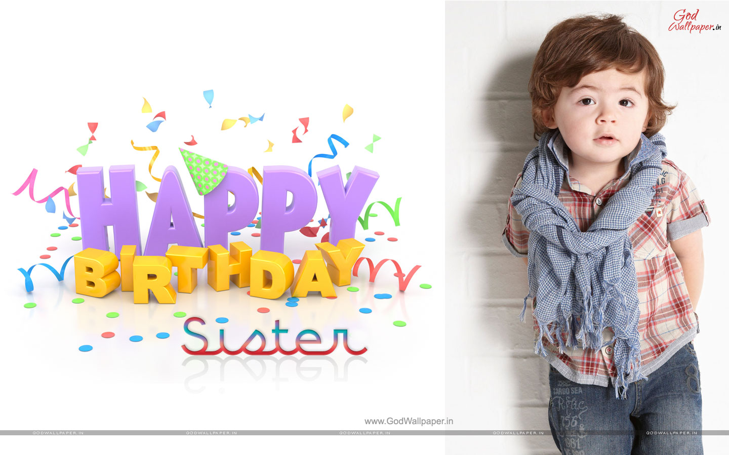 Happy Birthday Wallpaper for Sister Download