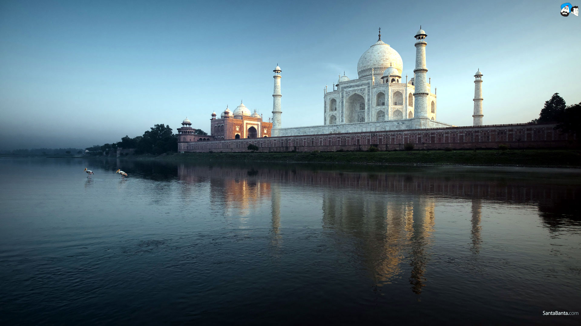 Santa Banta Taj Mahal Wallpapers Hd Free Download