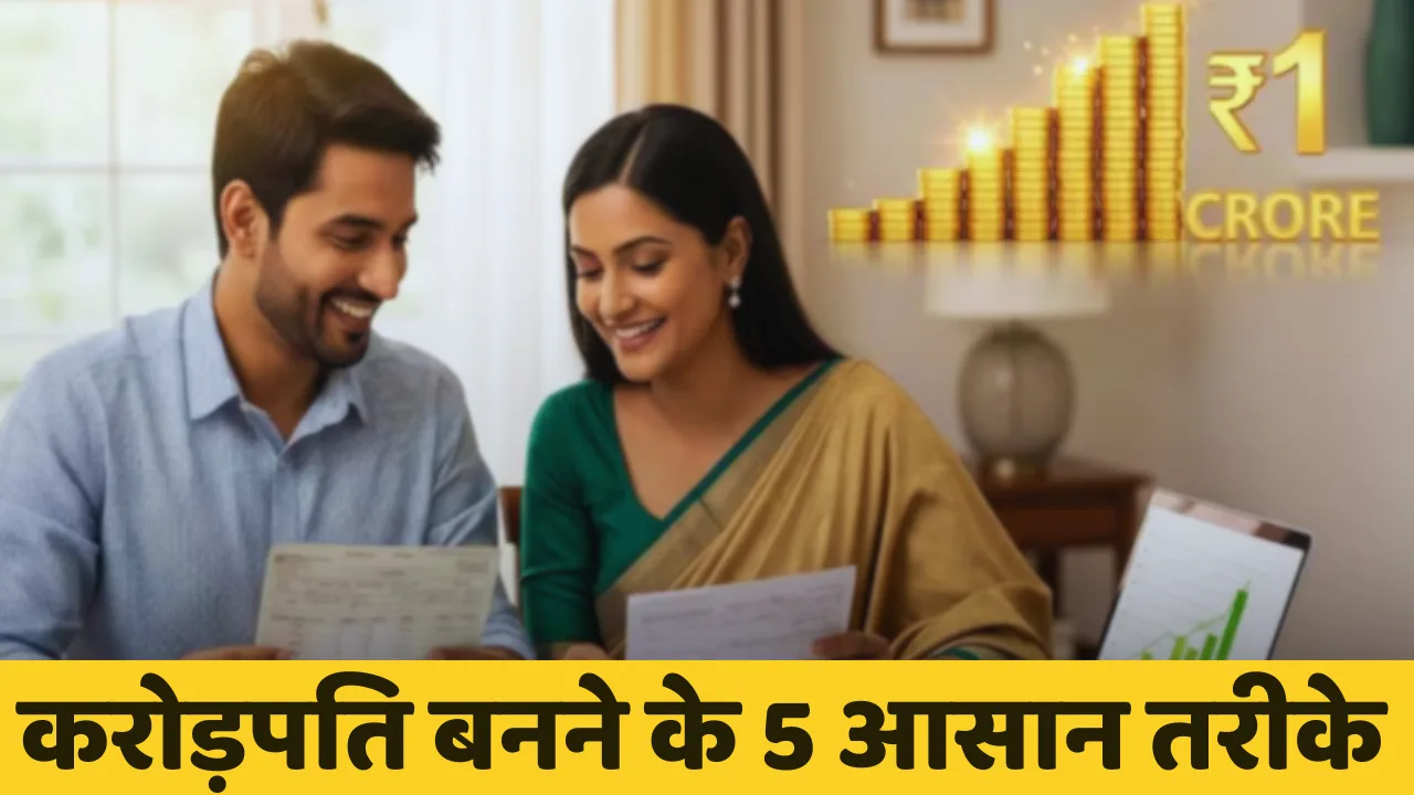 5 easy ways to become a millionaire